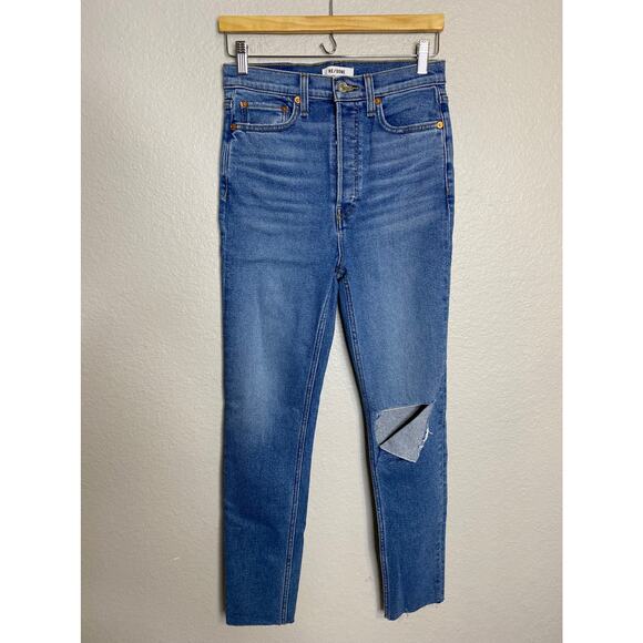 RE/DONE Originals 90s Ultra High Rise Skinny 27 - Picture 4 of 10